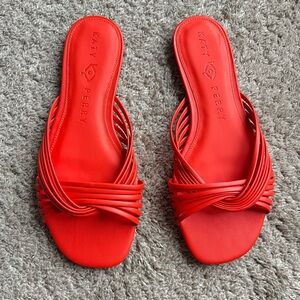Katy Perry Collections Bold orange Sandals. New without tags